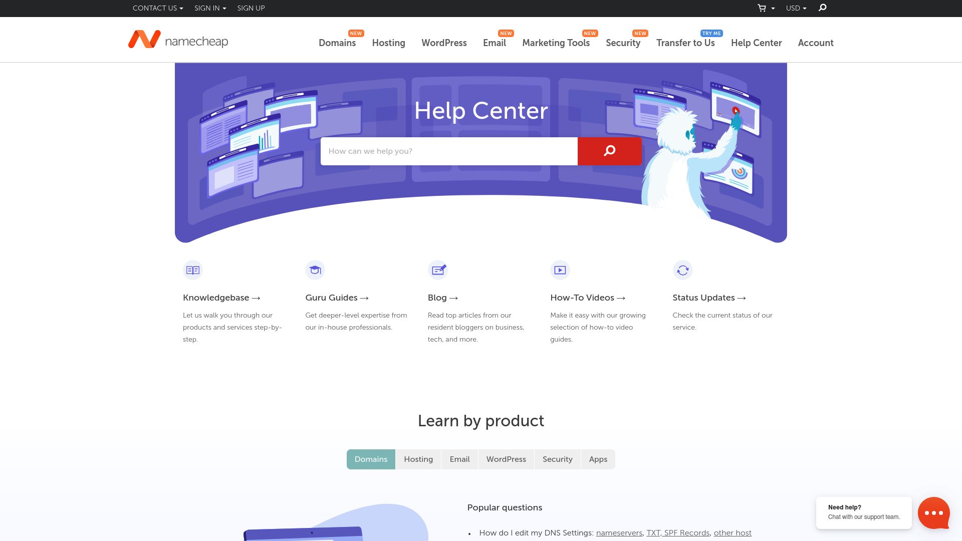 NameCheap Support Page - Submit Your Support Request Here NameCheap Support Page