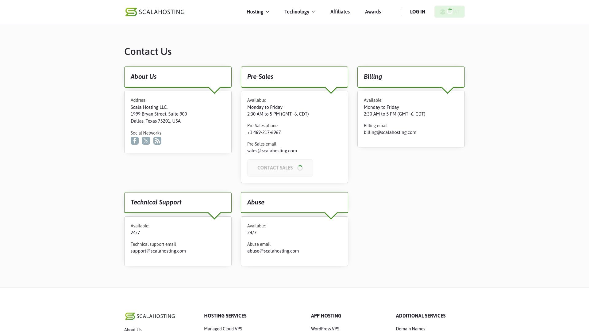 ScalaHosting Support Page - Submit Your Support Request Here ScalaHosting Support Page