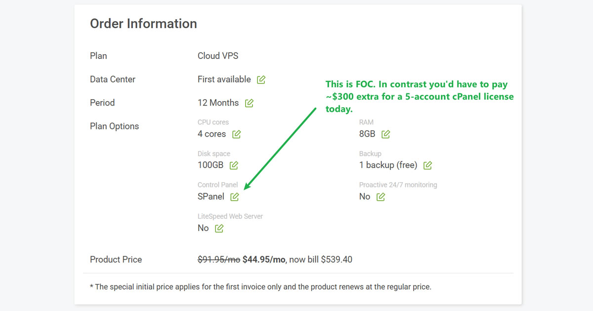 ScalaHosting Order Pricing ScalaHosting Order Pricing